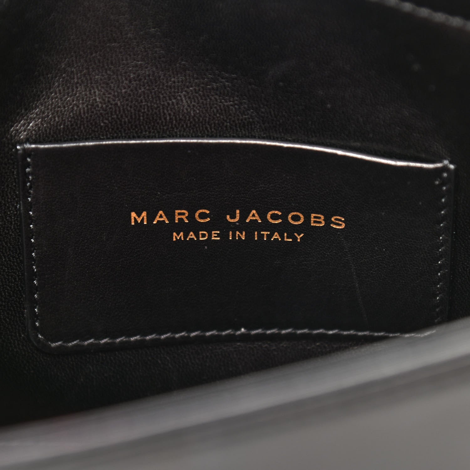 Marc Jacobs Natural Grain Calfskin Quilted Double J Quilted Bag Black 5 of 9
