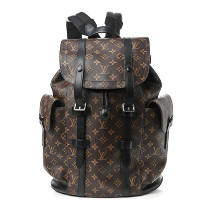 Louis Vuitton Monogram Macassar Christopher PM Backpack 1 of 8