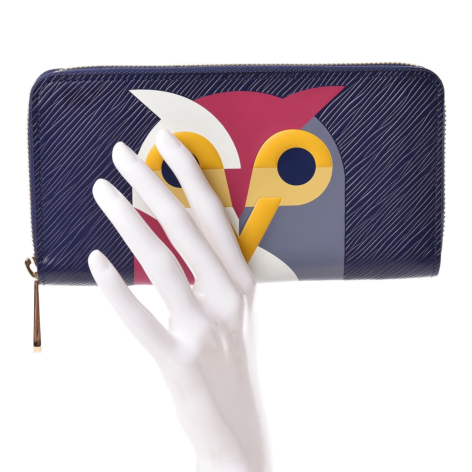 Louis Vuitton Epi Owl Zippy Wallet Iris 2 of 8