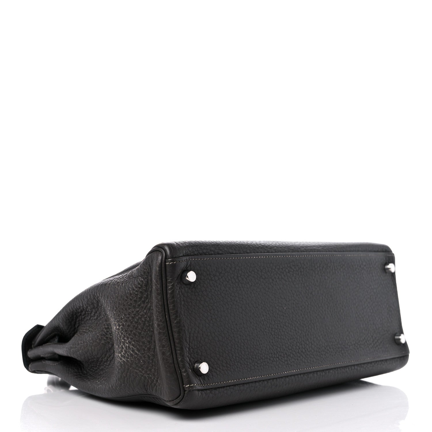 Hermes Taurillon Clemence Kelly Retourne 32 Graphite 4 of 15