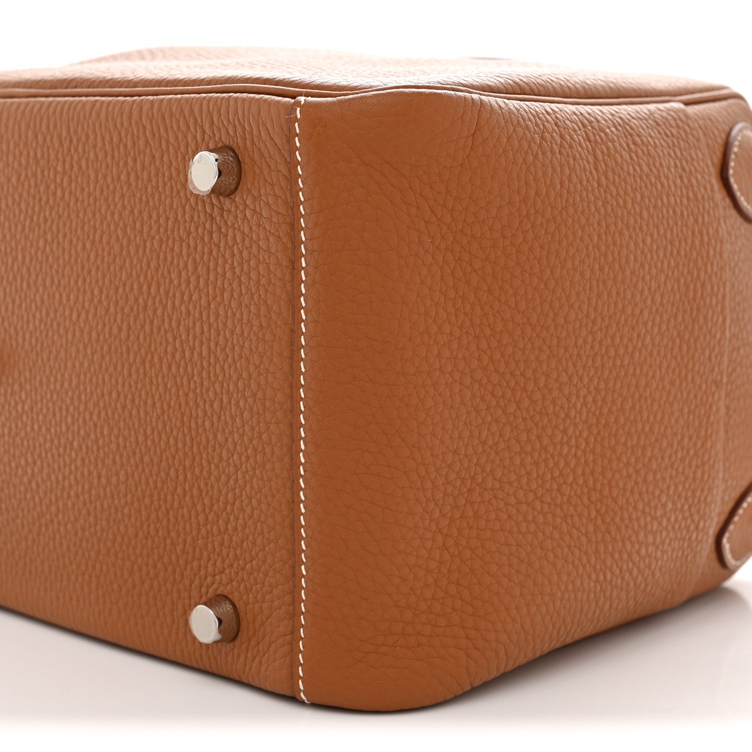 Hermes Taurillon Clemence Lindy 26 Gold 10 of 11