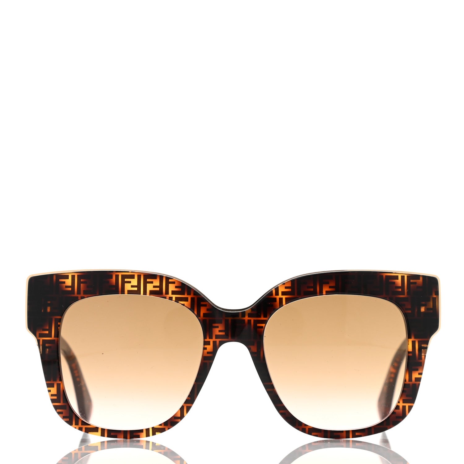 Fendi Acetate F is Fendi FF Sunglasses 0359/S Tortoise Camouflage 2 of 7