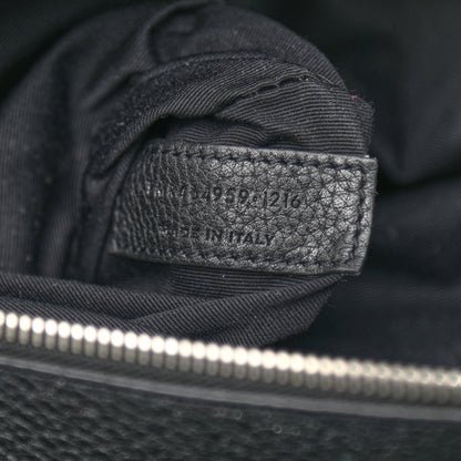 Saint Laurent Grained Calfskin Medium Souple Sac De Jour Black 8 of 12