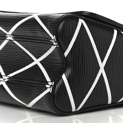 Louis Vuitton Epi Malletage Twist Shoulder Bag PM Black 9 of 9