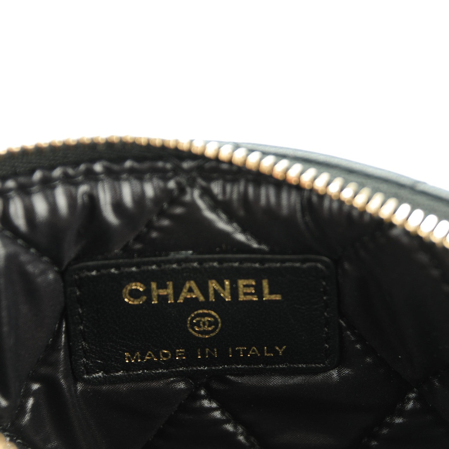 Chanel Lambskin Quilted Casino Coin Purse Black 6 of 7
