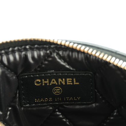 Chanel Lambskin Quilted Casino Coin Purse Black 6 of 7