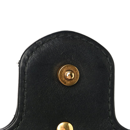 Gucci Calfskin Matelasse Super Mini GG Marmont Shoulder Bag Black 13 of 19