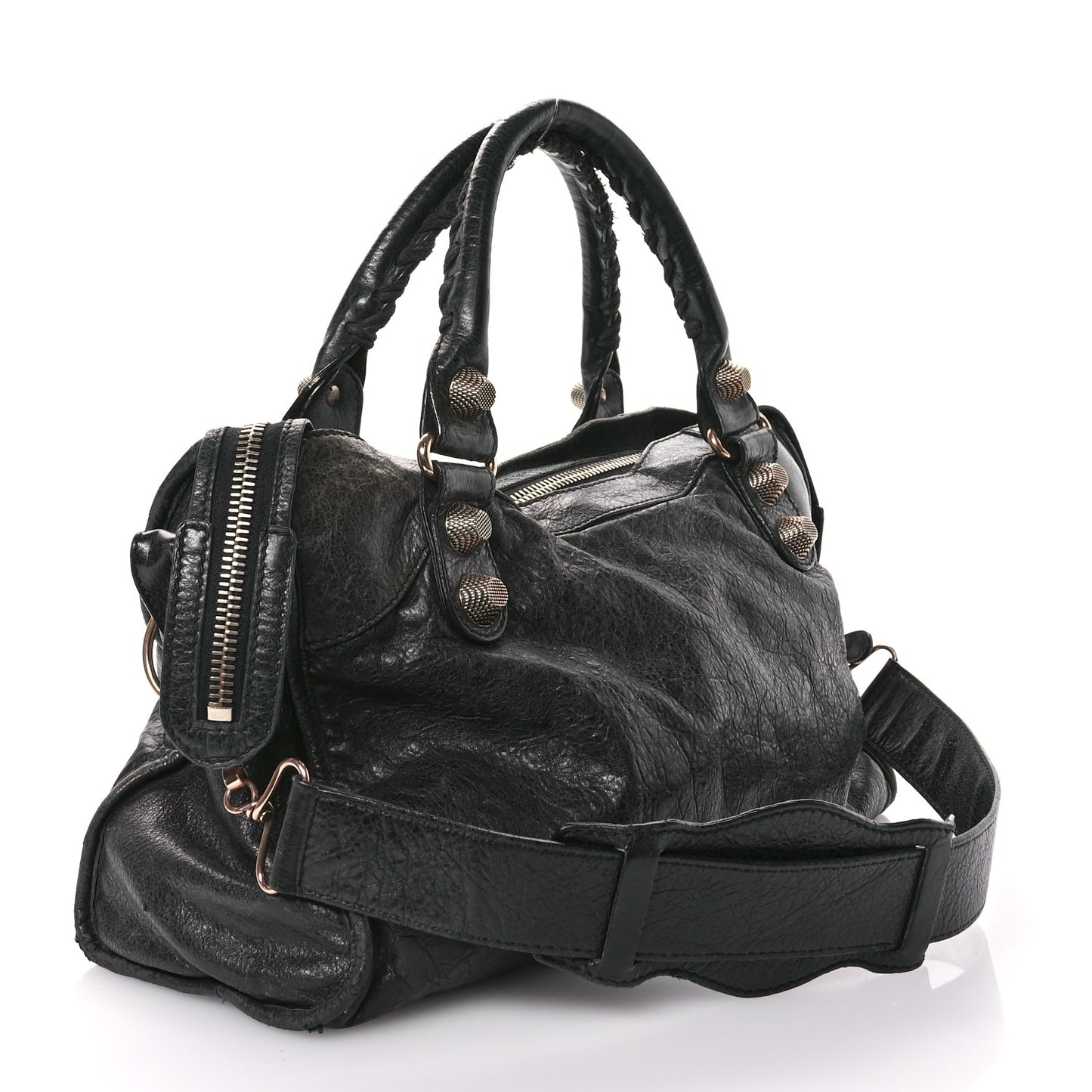 Agneau Giant 21 Rose Gold Hardware City Black