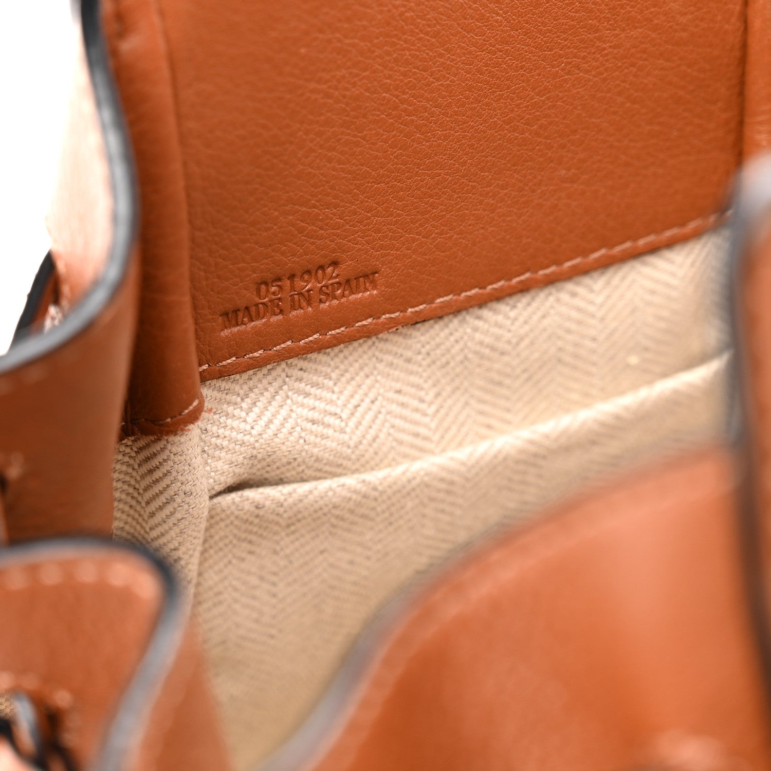 Loewe Calfskin Mini Hammock Shoulder Bag Tan 6 of 9