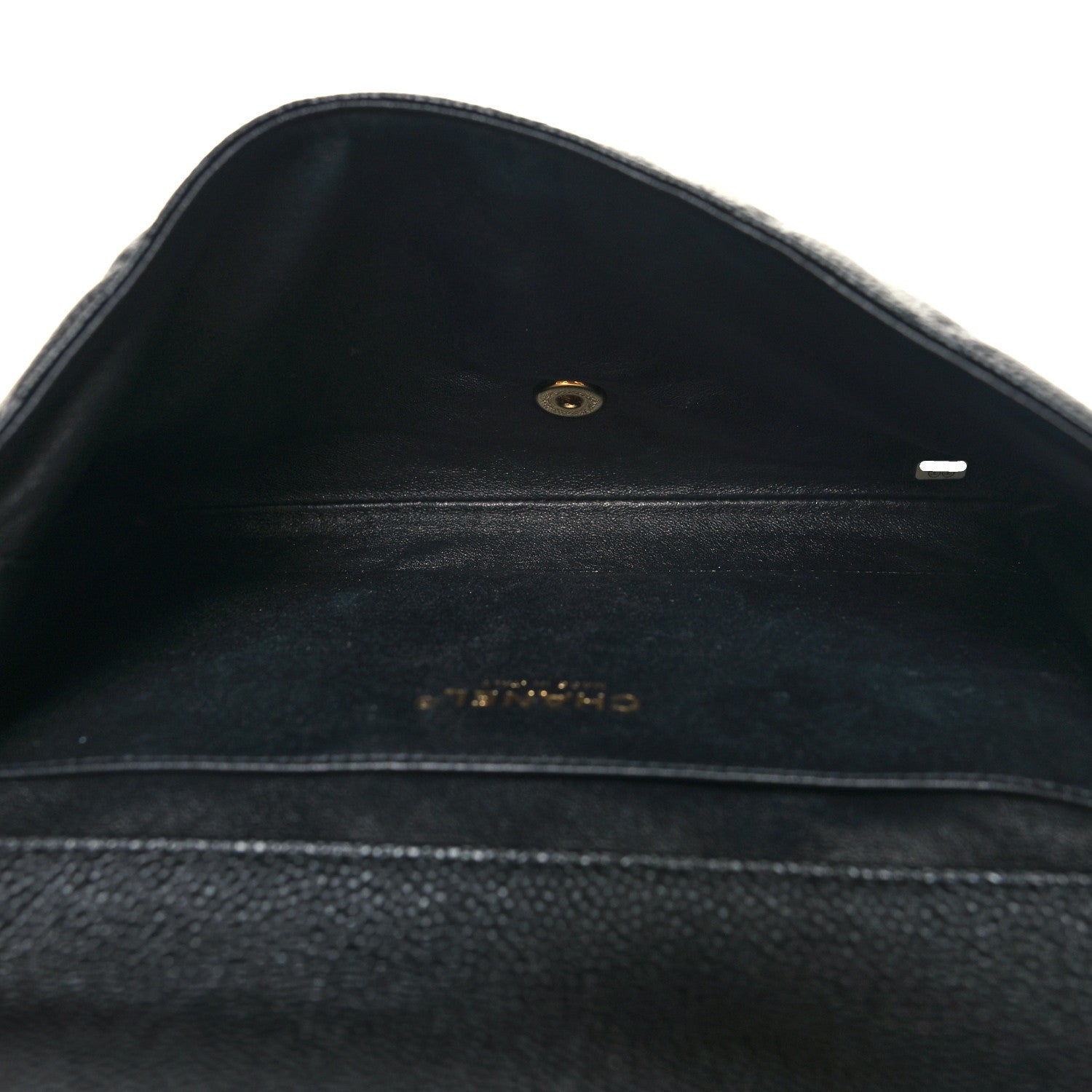 Chanel Caviar Quilted Clutch With Chain Flap Black 4 of 10