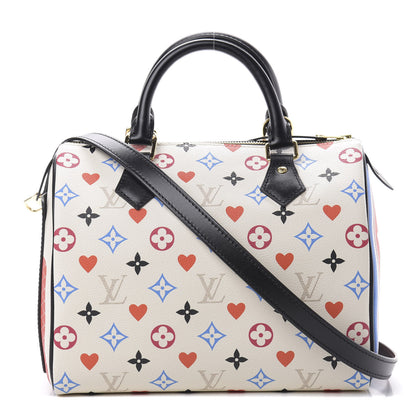 Louis Vuitton Game On Speedy Bandouliere 25 White 1 of 11