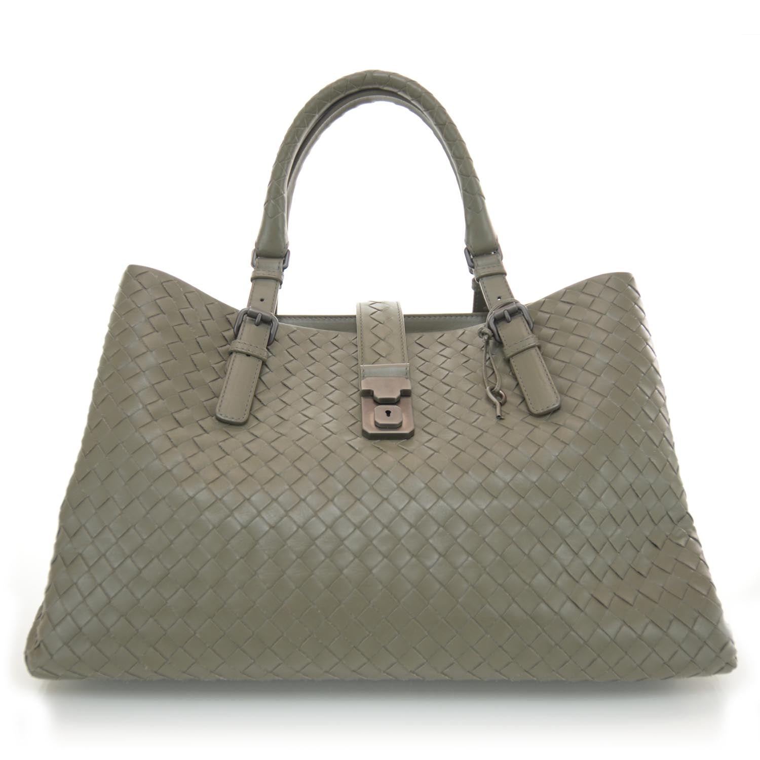 Bottega Veneta Leather Intrecciato Roma Shadow 1 of 8