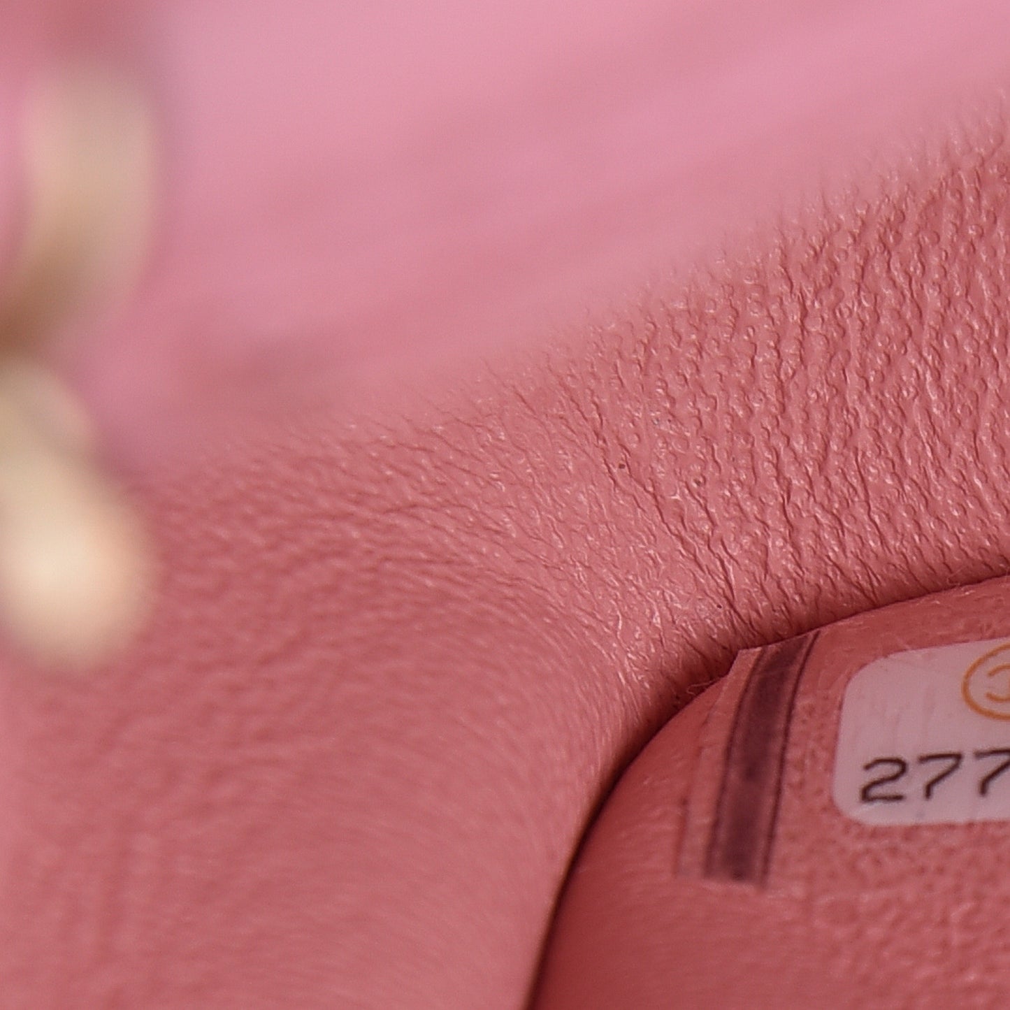 Lambskin Quilted Mini Rectangular Flap Pink