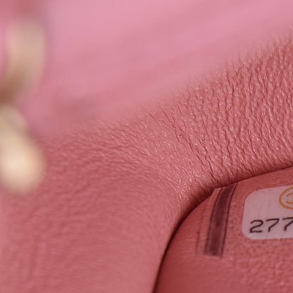 Chanel Lambskin Quilted Mini Rectangular Flap Pink 7 of 11