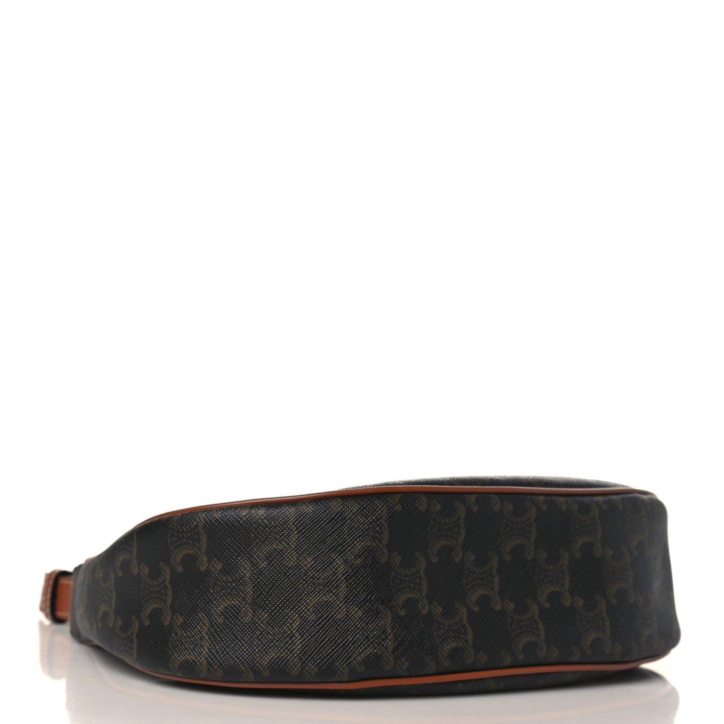 Triomphe Canvas Calfskin Ava Shoulder Bag Tan