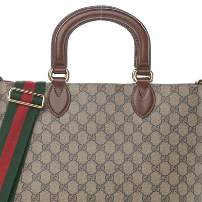 Gucci GG Supreme Monogram Reversible Tote Beige Tuscany 11 of 25