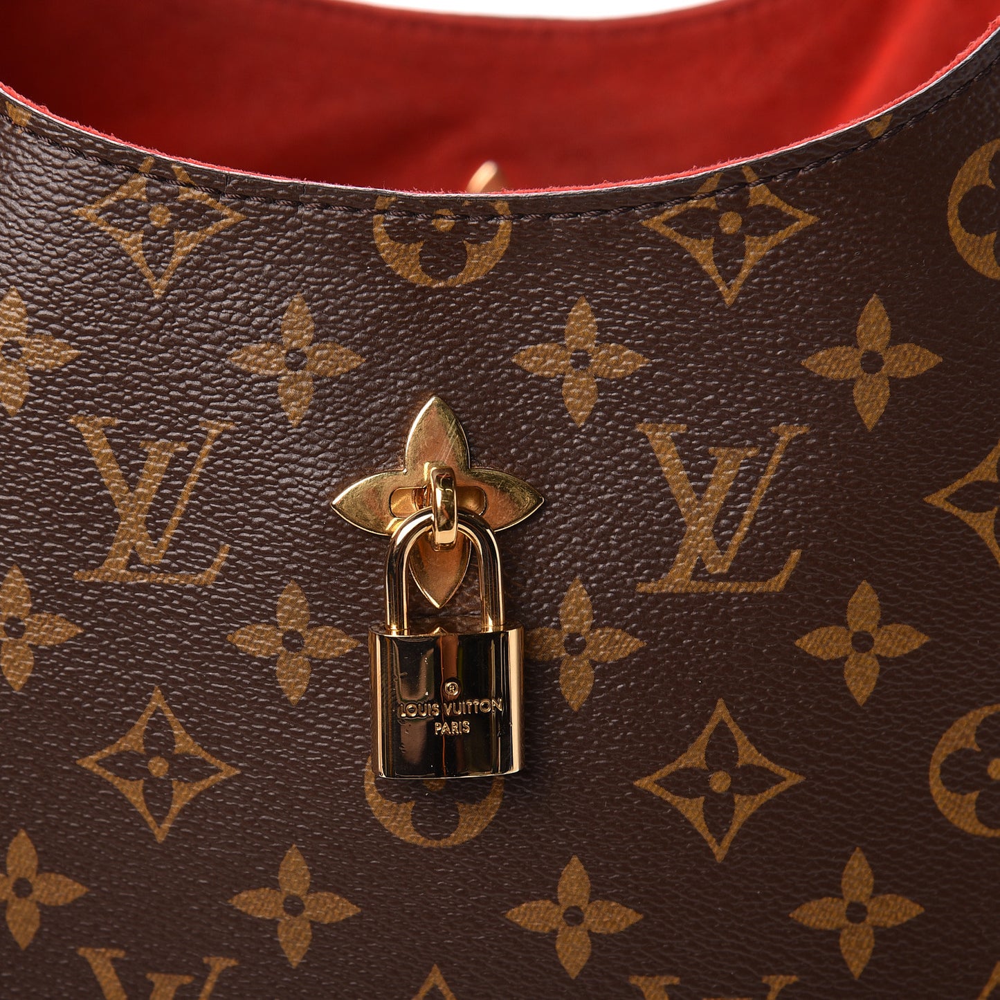 Monogram Flower Hobo Coquelicot