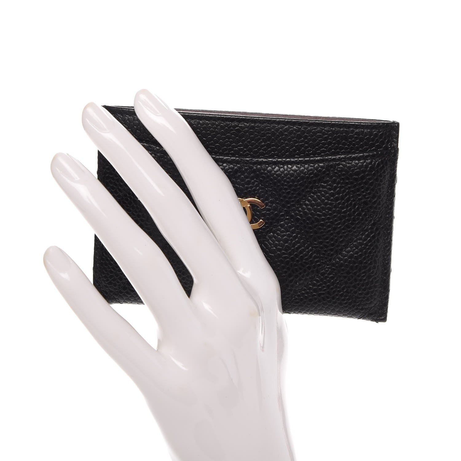 Chanel Caviar Quilted Card Holder Black 2 of 9