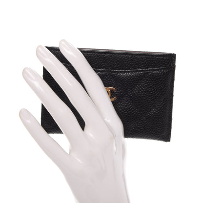 Chanel Caviar Quilted Card Holder Black 2 of 9