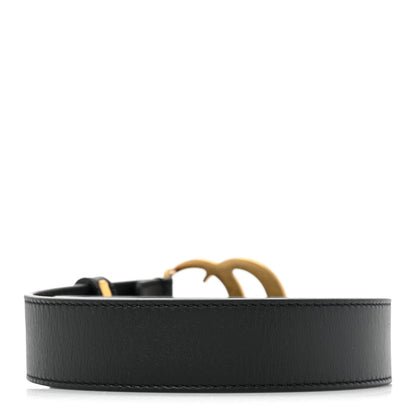 Gucci Calfskin Double G 30mm Belt 75 30 Black 2 of 5