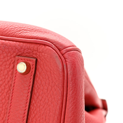 Hermes Taurillon Clemence Birkin 35 Bougainvillea 12 of 14