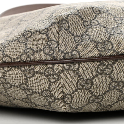 Gucci GG Supreme Monogram Web Ophidia Half Moon Hobo Brown 9 of 10