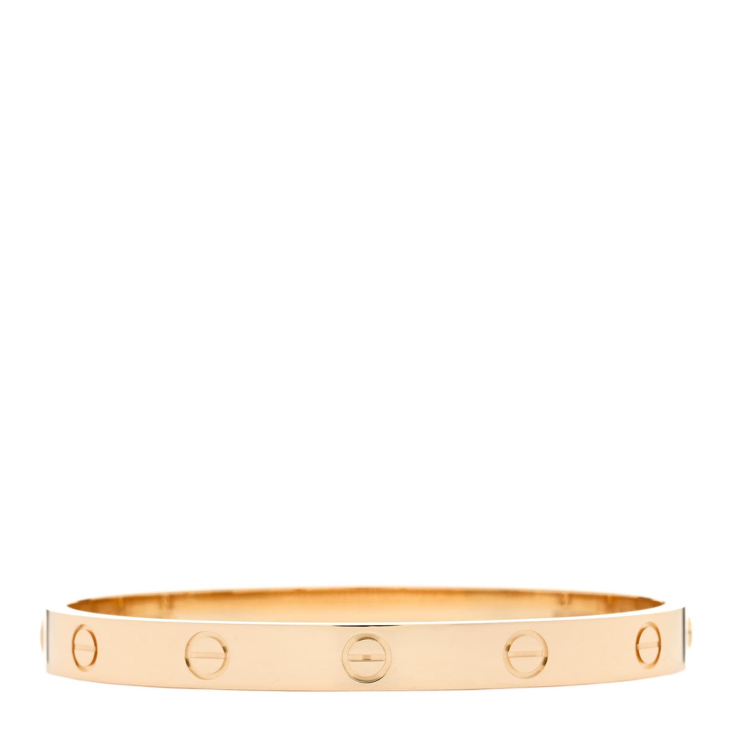 18K Yellow Gold LOVE Bracelet 17