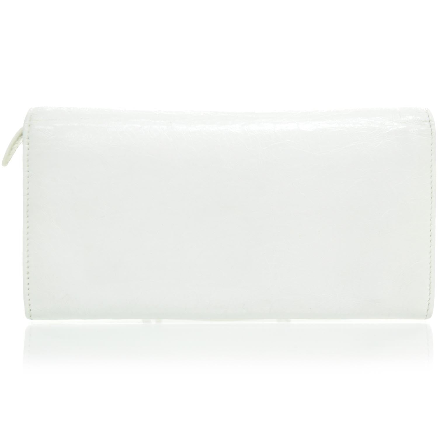 Balenciaga Agneau Giant Money Wallet White 4 of 7