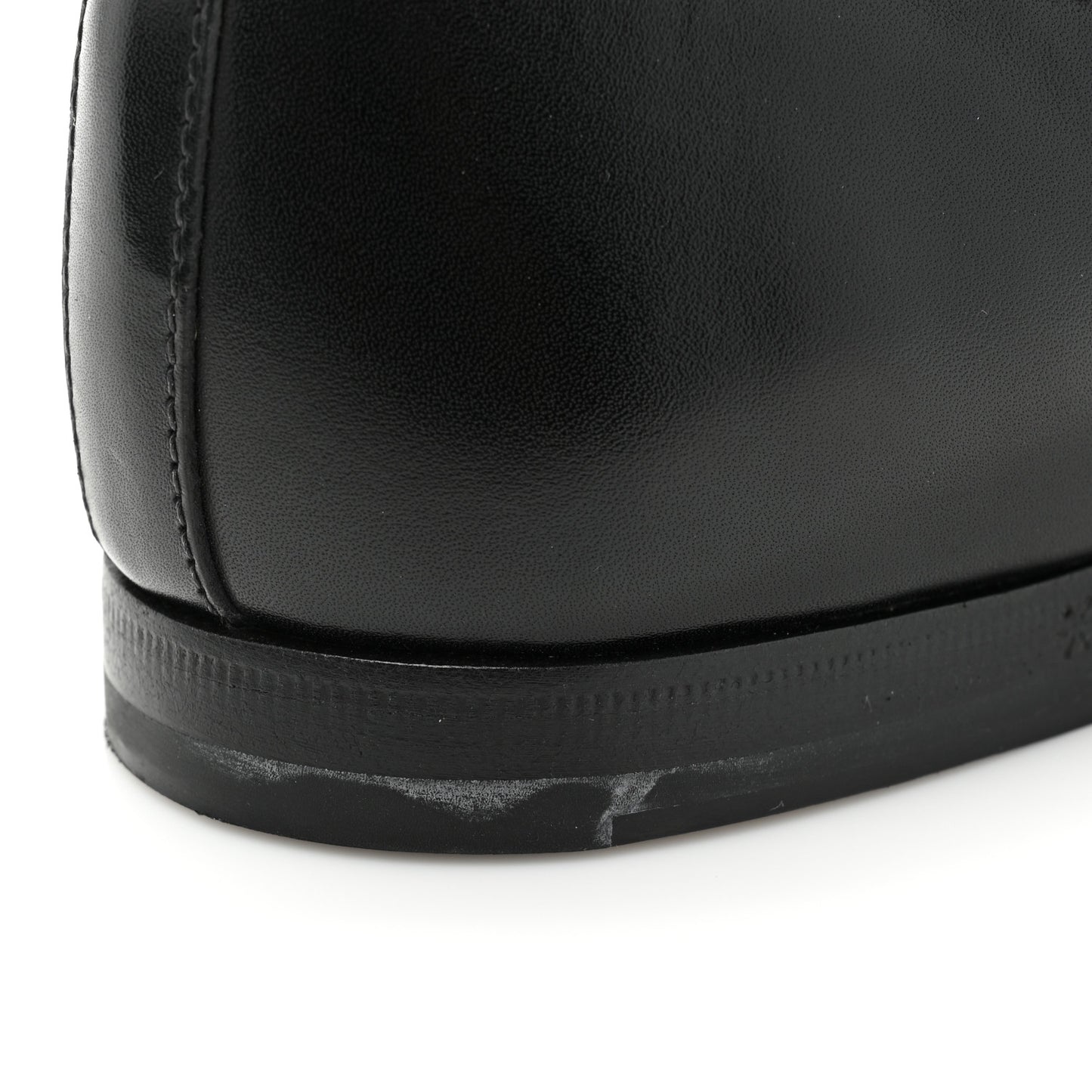 Calfskin Womens Jordaan Loafers 37.5 Black