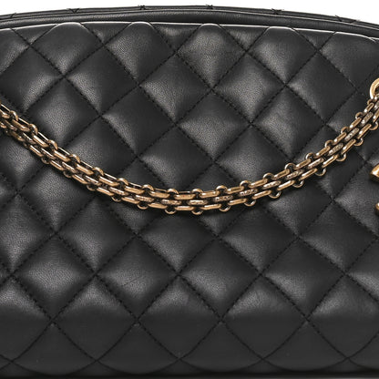 Chanel Lambskin Quilted Medium Just Mademoiselle Black 8 of 10