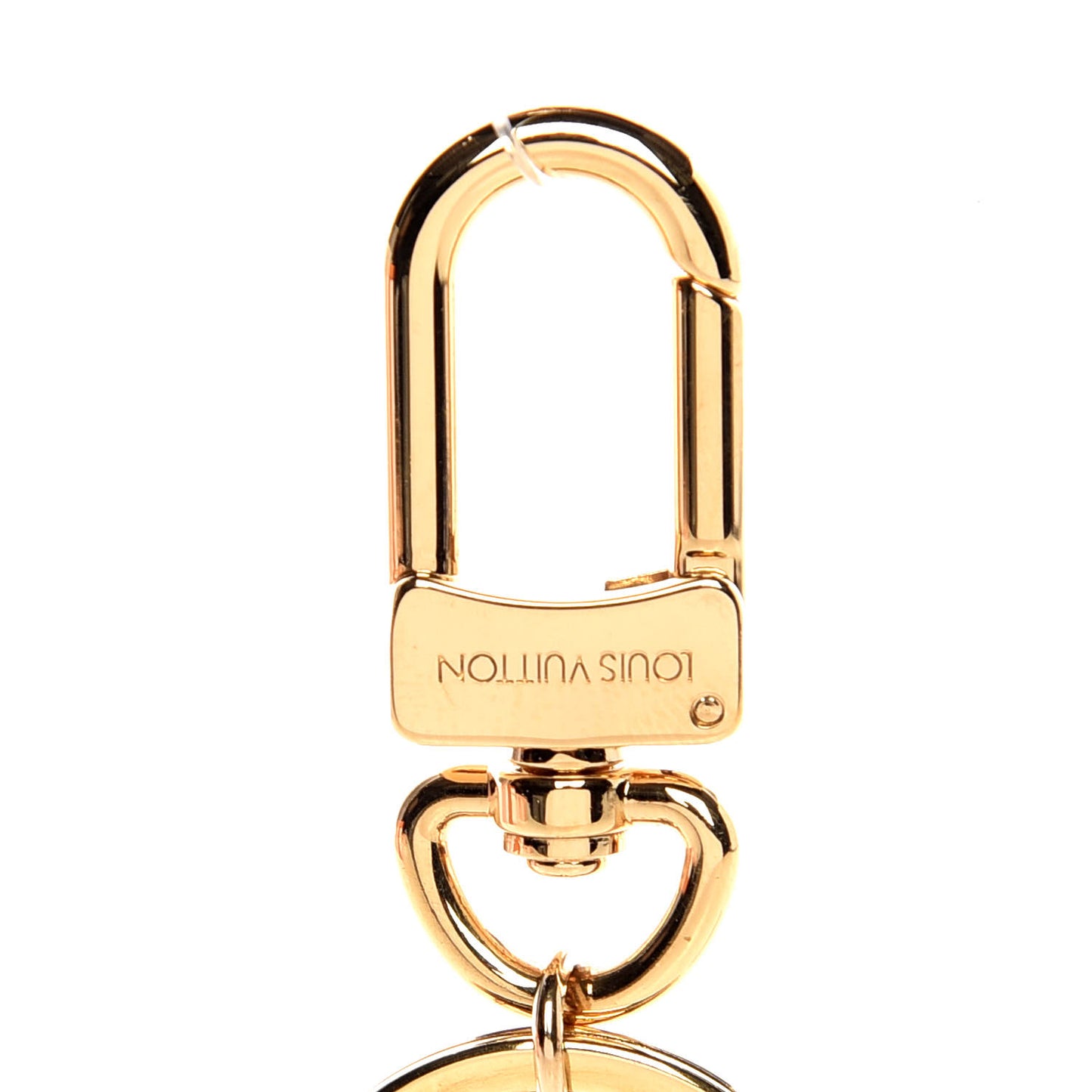 LV Facettes Bag Charm Key Holder Gold