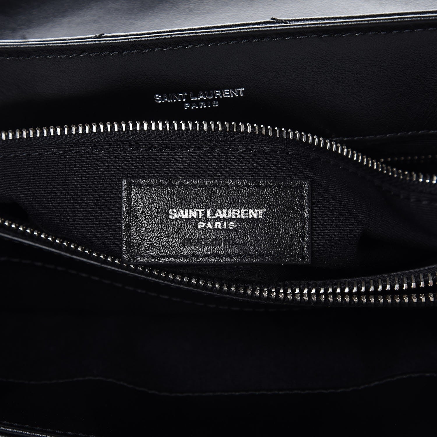 Saint Laurent Calfskin Y Quilted Monogram Medium Loulou Chain Satchel Black 8 of 8