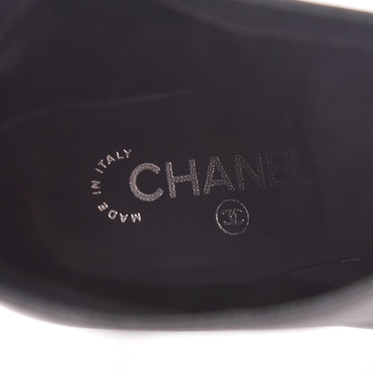 Chanel Lambskin Short Ankle Boots 39.5 Black 9 of 9