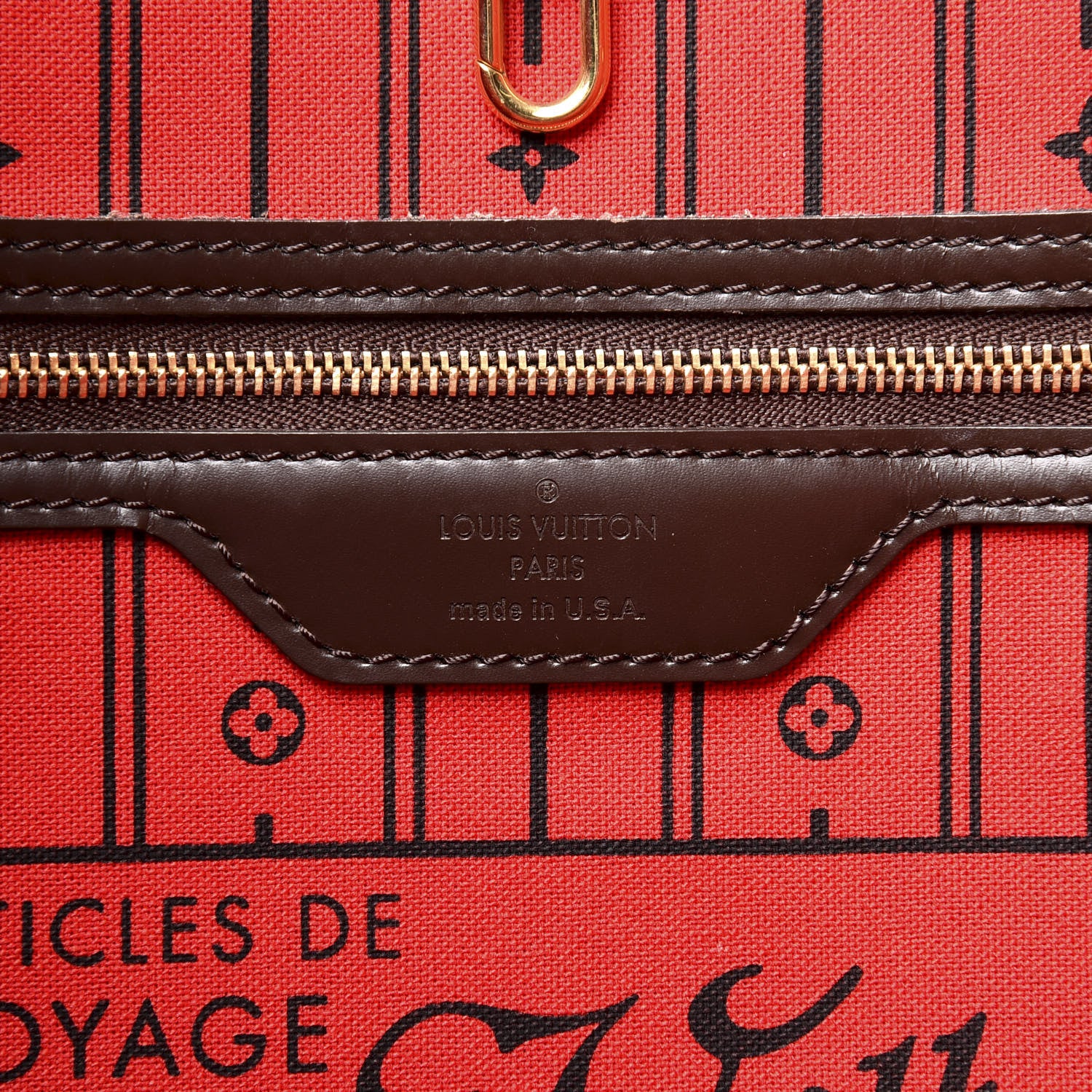 Louis Vuitton Damier Ebene Neverfull GM 4 of 9