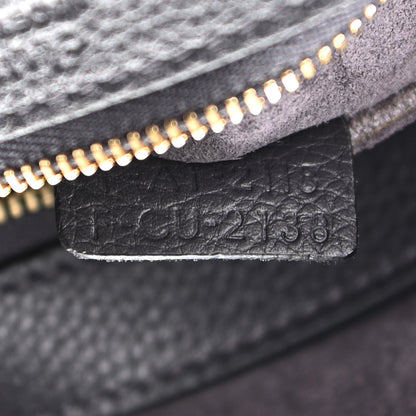 Celine Soft Grained Calfskin Small Belt Cabas Phantom Liquorice 7 of 10