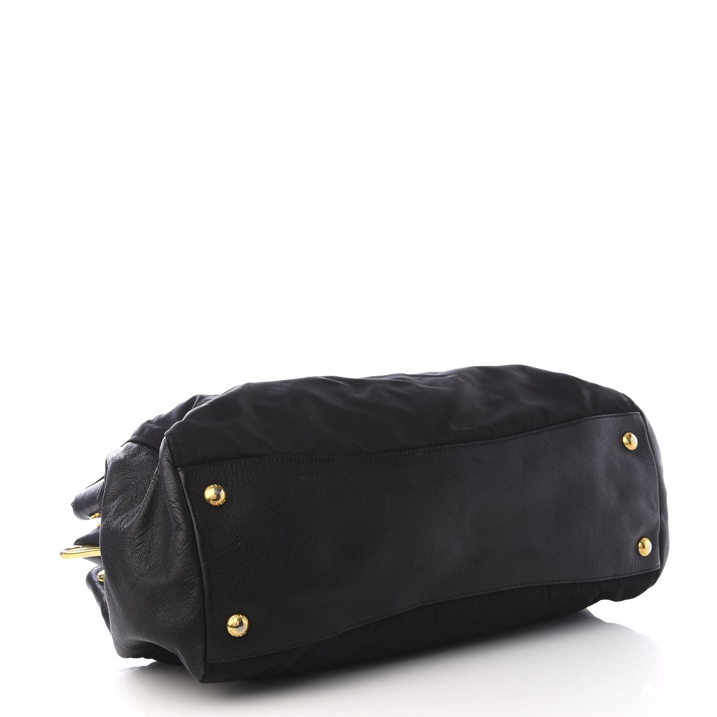 Tessuto Nylon Saffiano Tote Black
