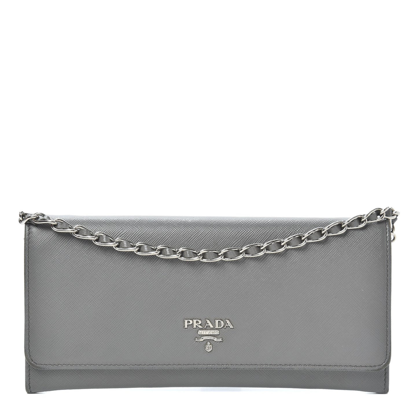 Saffiano Metal Oro Chain Wallet Marmo