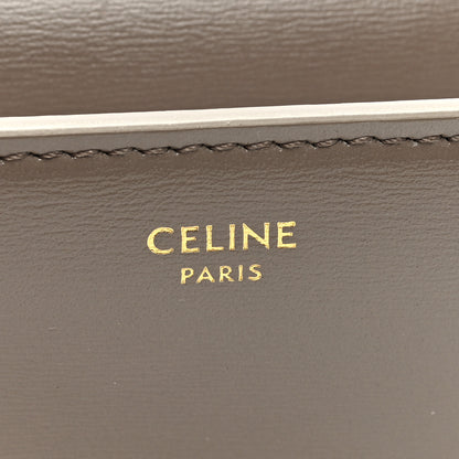 Celine Shiny Smooth Lambskin Small Triomphe Wallet Olive 5 of 6