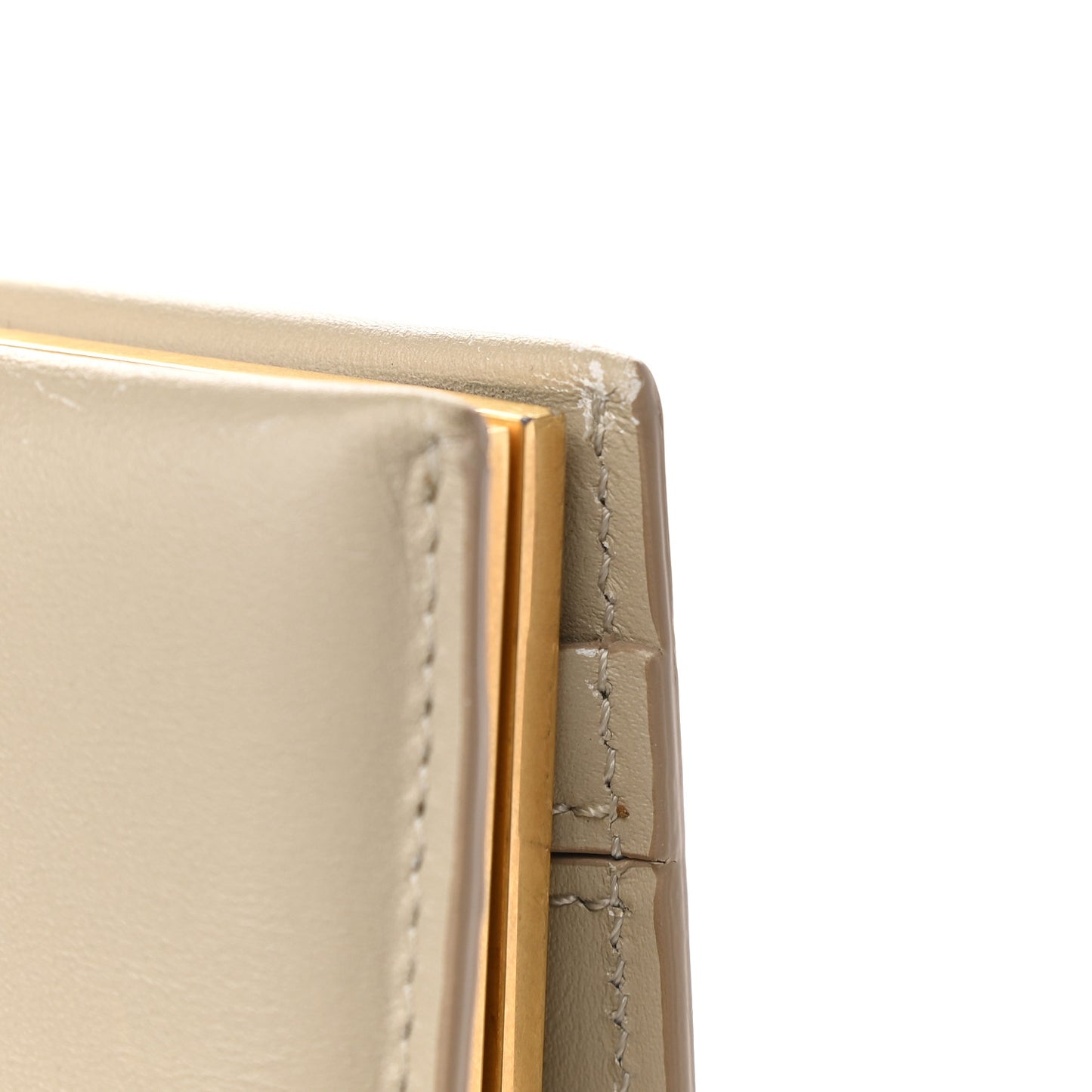 Box Calfskin Medium Clasp Bag Powder