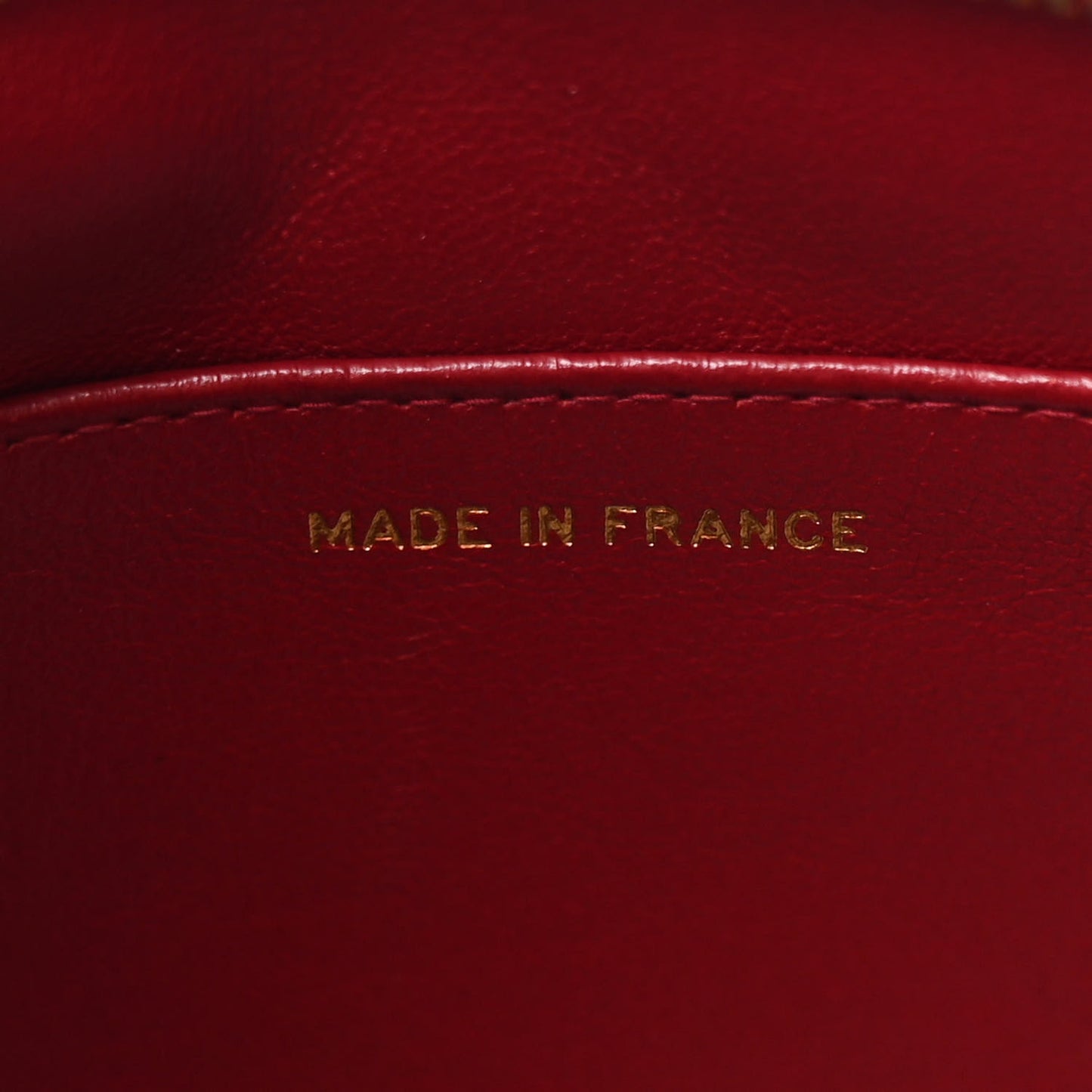 Lambskin Quilted Medallion Tote Red