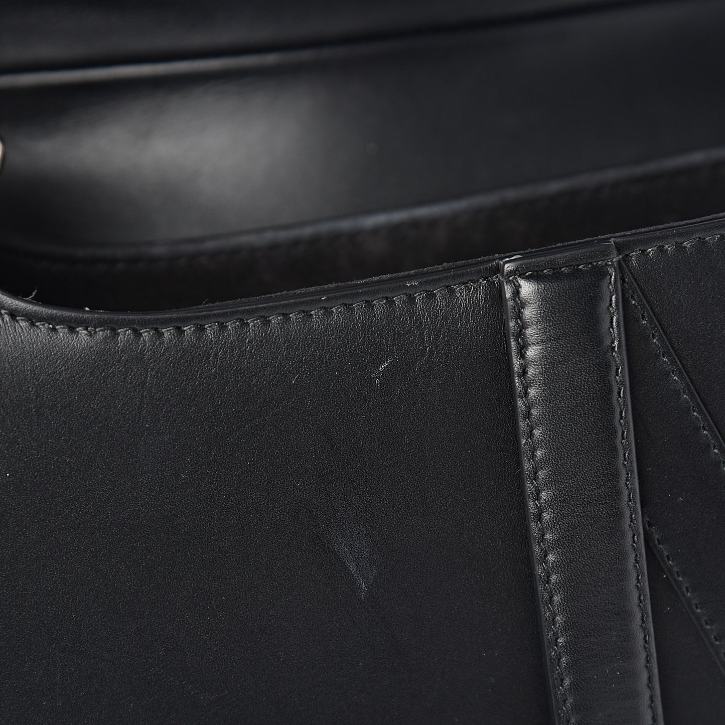 Calfskin Saddle Bag Black