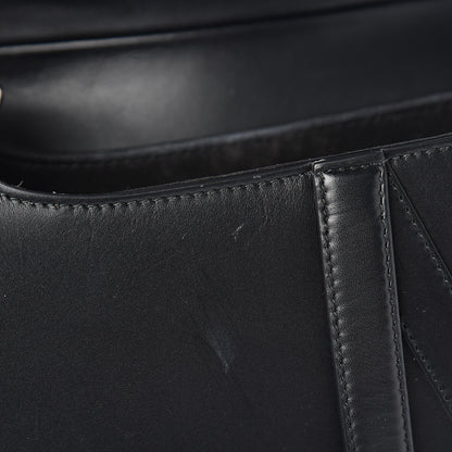 Christian Dior Calfskin Saddle Bag Black 10 of 11