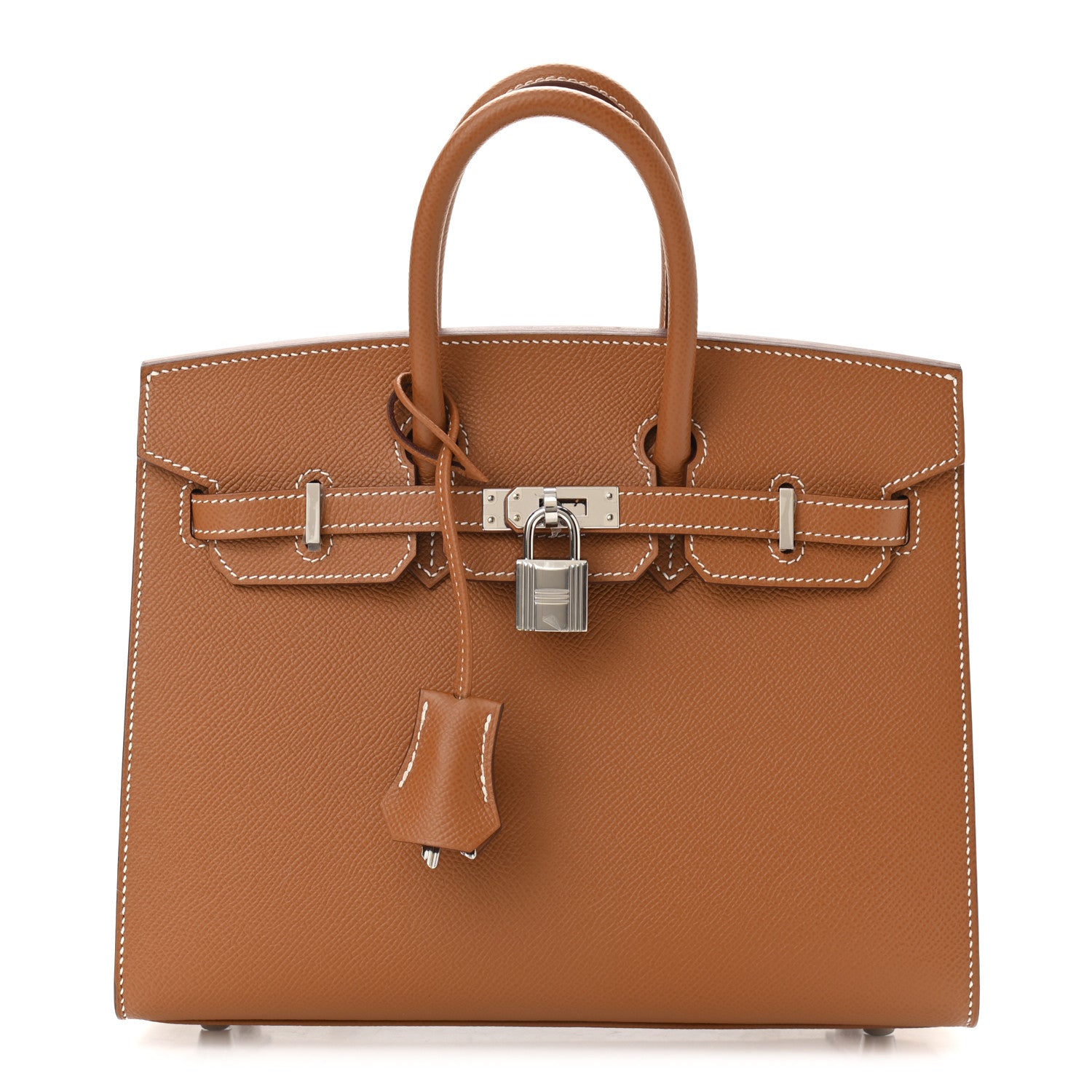 Hermes Madame Calfskin Birkin Sellier 25 Gold 1 of 11