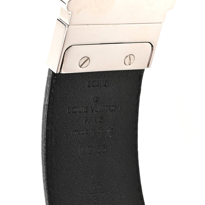 Louis Vuitton Damier Graphite Calfskin Belt 85 34 Black 4 of 6