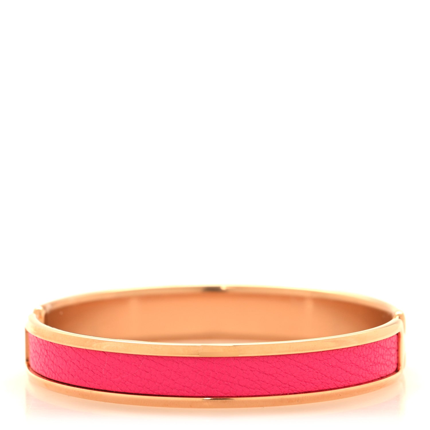 Hermes Chevre Chamkila Olympe Bracelet T2 Rose Pop 1 of 5