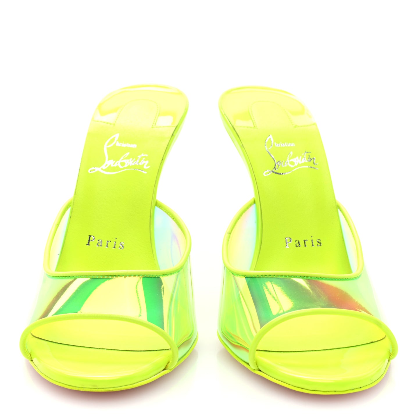 PVC Just Arch 100 Slide Sandals 38 Neon Yellow