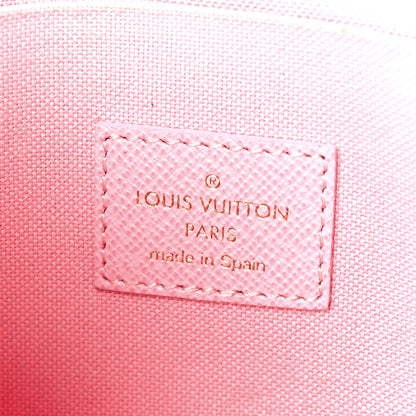 Louis Vuitton Damier Ebene Studded Pochette Felicie Chain Wallet 7 of 14