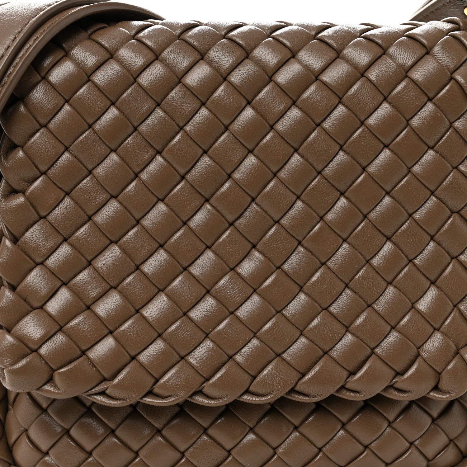 Bottega Veneta Nappa Intreccio Mini Cobble Shoulder Bag Taupe Grey 7 of 10