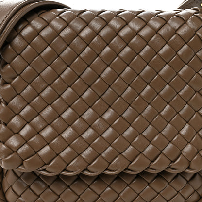 Bottega Veneta Nappa Intreccio Mini Cobble Shoulder Bag Taupe Grey 7 of 10