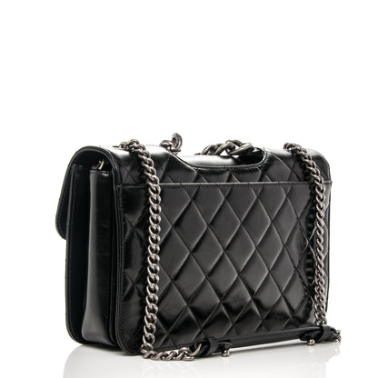Chanel Calfskin Quilted Large Perfect Edge Flap Black 3 of 8